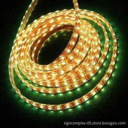 Waterproof Flexible SMD LED Strip Light with High Light Output and 120 Degrees Beam Angle